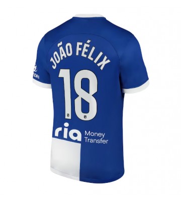 Atletico Madrid Joao Felix #18 Bortedrakt 2023-24 Kortermet